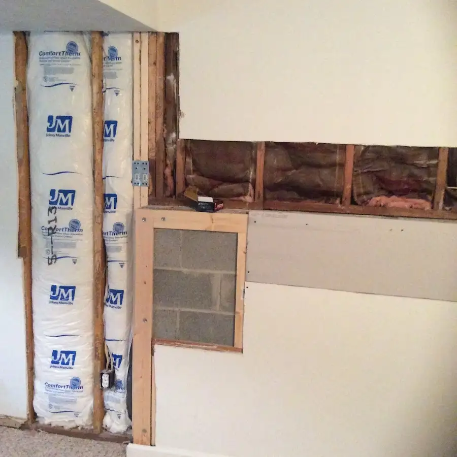 Wall insulation replacement during Contents Cleaning & Restoration in Seven Hills